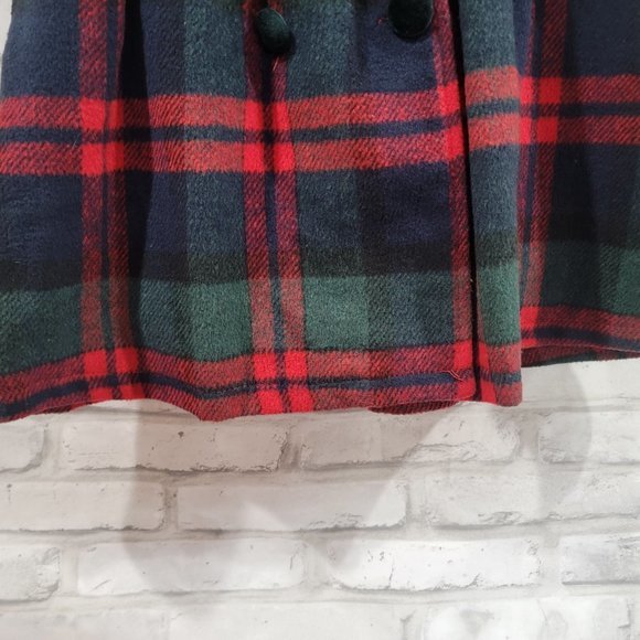 Mud Kingdom 3T-4T Sleeveless Dress Plaid Faux Wool Holiday Christmas - Picture 8 of 11